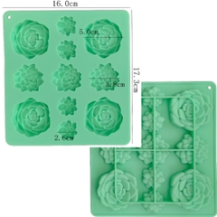 Khuôn Silicon- Vĩ Hoa Lớn Nhỏ 11c