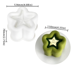 Khuôn Silicon - Đế Hình Sao 11cm