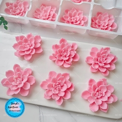 Khuôn Silicon - Sen Đá Cánh Tia Nhọn 6.8cm