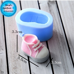 Khuôn Silicon - Em Bé Giày - Đan 2 dây 1c