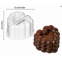 Khuôn Silicon - Đế Hình Tim Khía 11cm