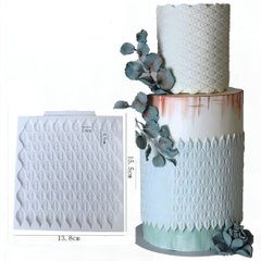 Khuôn Silicon -Viền Lá