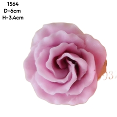 Khuôn Silicon - Hoa Hồng Nở - Hồng Xoắn -6cm