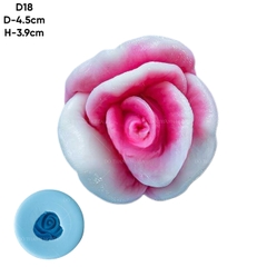Khuôn Silicon - Hoa Hồng Nở - D18 4.5 cm - Thái Nở