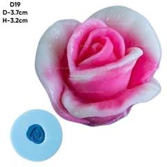 Khuôn Silicon - Hoa Hồng Nở - d19 - 3cm
