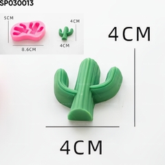 Khuôn Silicon - Sen Đá ĐỨNG 2 Chỉa 2C