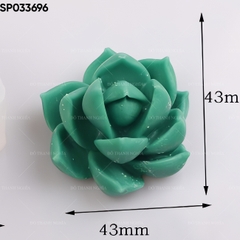 Khuôn Silicon - Sen Đá Nở - Cánh Nhọn 4.3cm