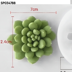 Khuôn Silicon - Sen Đá - Tia Tầng 7Cm