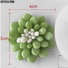 Khuôn Silicon - Sen Đá - Tia Tầng 6cm