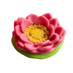Khuôn Silicon - Hoa Sen Thái Nở - Sen Kèm Lá 5cm
