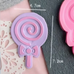 Khuôn Silicon - Kẹo Mút Nơ 7.1cm