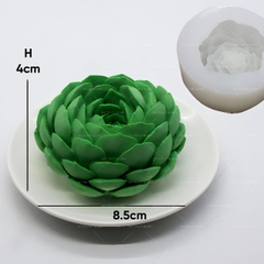 Khuôn Silicon - Sen Đá Nở - 9cm - Sen Ngọc L4