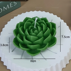 Khuôn Silicon - Sen Đá Nở - 8.3cm Sen Đá Ngọc L5
