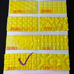 Khuôn Silicon - Viền VN - 17x8cm - VN16 - Viền Tròn To