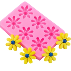 Khuôn Silicon - Hoa Cúc Dẹp 6c - 2.6cm