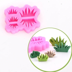 Khuôn Silicon - Lá Bụi Cỏ - Bụi cỏ - 5c