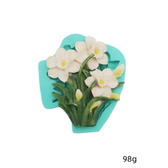Khuôn Silicon - Chùm Hoa Thủy Tiên - Kèm Lá 9cm