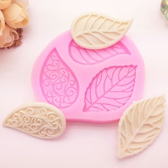 Khuôn Silicon - Lá 4-4.5cm - 3c Uốn Lượn