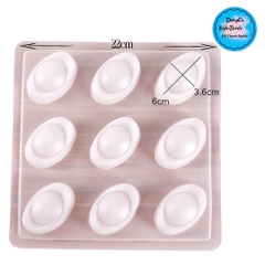 Vĩ Nhựa PP - Thỏi Vàng - 9c - 6cm - Trơn