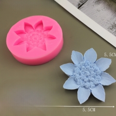 Khuôn Silicon - Hoa Cúc Dẹp Cánh Nhọn - 5cm