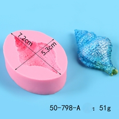 Khuôn Silicon - Sinh Vật Biển TH - Ốc Biển 6.5cm