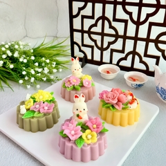 Khuôn Silicon - Động Vật - Con Thỏ - #2 Nơ