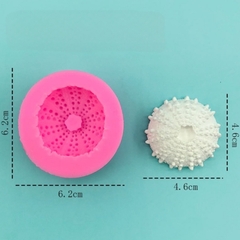 Khuôn Silicon - Sinh Vật Biển TH - nhum Sò Biển Tròn Gai 4.6cm