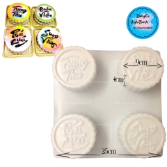 Vĩ Nhựa PP - Chữ 9cm - YB374 - Đoàn Viên Sum Vầy TQ PQ