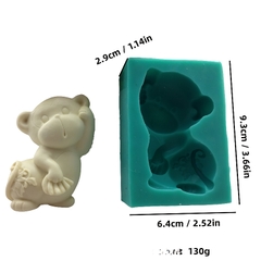 Khuôn Silicon - Động Vật 12 Con Giáp - THÂN- Khỉ