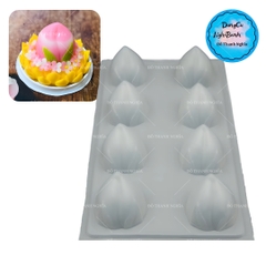 Vĩ Nhựa PP - Trái Đào - YT092 - 8c - Đào 4.5x32cm