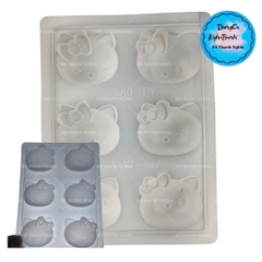 Vĩ Nhựa PP - Em Bé - YT086 - 6c - Mặt Mèo Kitty