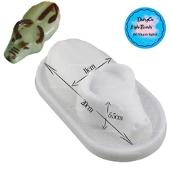 Vĩ Nhựa PP - Động Vật - Con Trâu 20x11cm Cao 5.5cm