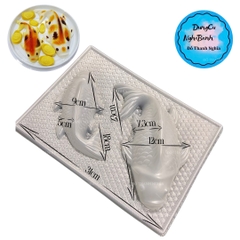 Vĩ Nhựa PP - Cá Chép 18cm - 2c - Cá 18cm và Cá 23cm