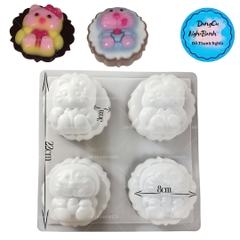 Vĩ Nhựa PP - Em Bé - YT084 - 4c - Mặt Mèo Kitty Doremon
