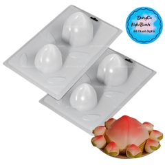 Vĩ Nhựa PP - Trái Đào - YB353 - 2c - Trái Đào 9cm và 7.5cm