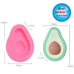 Khuôn Silicon - Trái Cây - Bơ 5.4cm