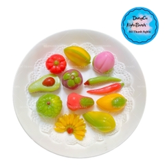 Khuôn Silicon - Trái Cây - Set 11 Khuôn Trái Cây Đủ Loại