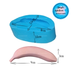 Khuôn Silicon - Trái Cây - Chuối 9cm
