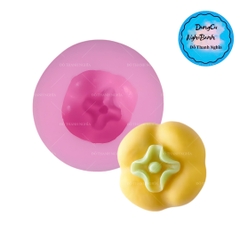 Khuôn Silicon - Trái Cây - Hồng 4.9cm
