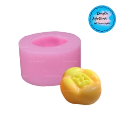 Khuôn Silicon - Trái Cây - Hồng 4.9cm