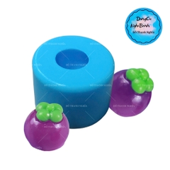 Khuôn Silicon - Trái Cây - Măng Cụt 3cm