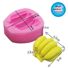 Khuôn Silicon - Trái Cây - Chuối Nải 7cm