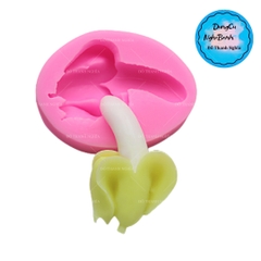 Khuôn Silicon - Trái Cây - Chuối Lột 6cm