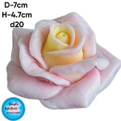Khuôn Silicon - Hoa Hồng Nở - D20 7CM - Thái Nở
