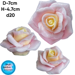Khuôn Silicon - Hoa Hồng Nở - D20 7CM - Thái Nở