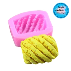 Khuôn Silicon - Trái Cây - Khóm 5.2cm - Múi