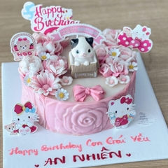 Khuôn Silicon - Viền VN - 17x8cm - Vn19 - Hoa Hồng