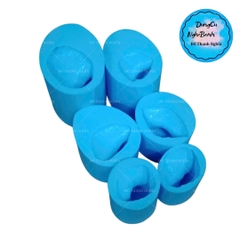Khuôn Silicon - Trái Cây - Thanh Long Lá Set 6c