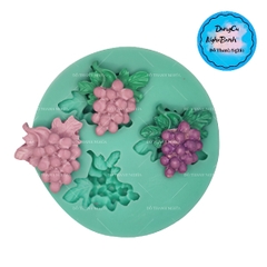 Khuôn Silicon - Trái Cây - Chùm Nho 1.8cm Cuốn - 3c