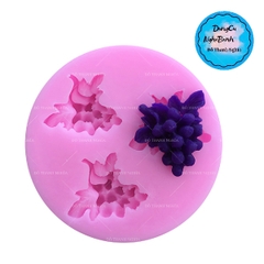 Khuôn Silicon - Trái Cây - Chùm Nho 1.8cm Cuốn - 3c